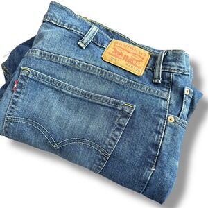 Levi Strauss Co 559 Relaxed Fit Jeans Mens W48 L29 (48x25) Blue Denim Cotton